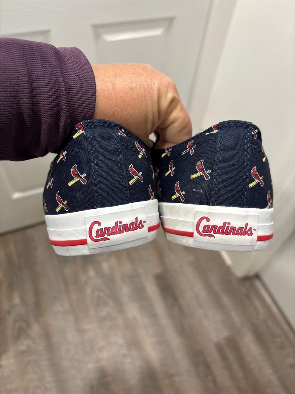 Row One St. Louis Cardinals Canvas Sneakers Men’s Size 11 Womens Size 12.5 NWOB - Picture 4 of 7